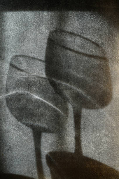 istock Glasses, refraction of light and shadow 1277208606