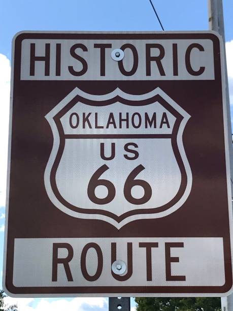 istock Historic Route 66 sign in Tulsa Oklahoma 1277208858