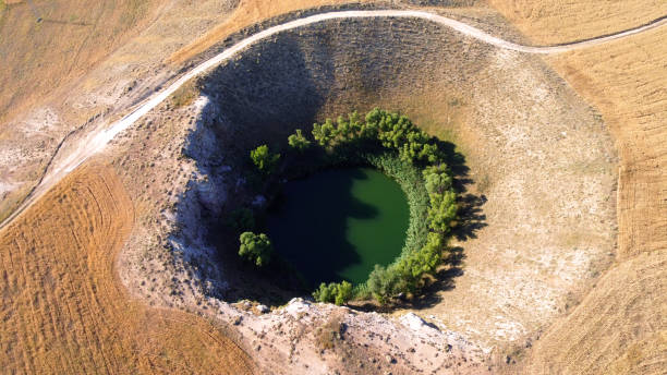 Natural lakes have been formed in many areas within the borders of Sivas province. These lakes contain easily meltable lime raw material.