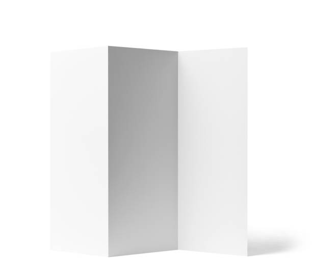 istock folded leaflet white blank paper template book desktop calendar 1277216272