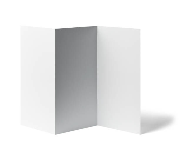 istock folded leaflet white blank paper template book desktop calendar 1277217096