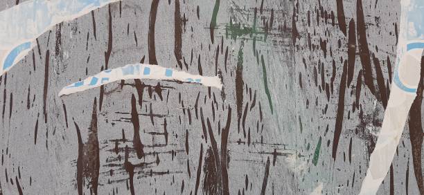 istock paint peeling on old rusty metal, cracked painted, white background picture 1277217390