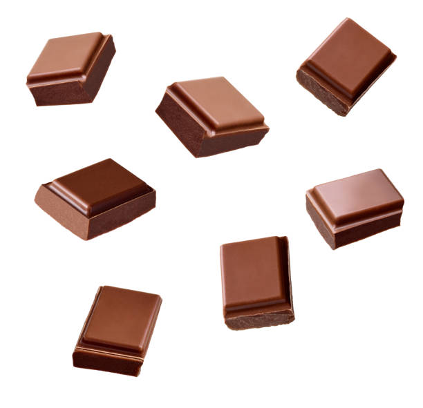 istock chocolate piece sweet food dessert falling 1277219840