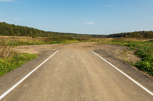 End of the road, the road to nowhere.