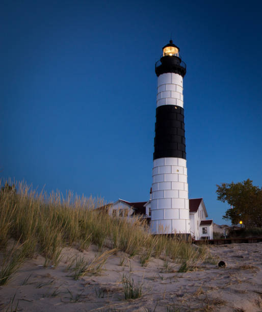 istock Big Sable Lighthouse Beacon In Ludington Michigan 1277224289