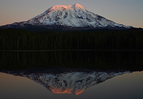 Southwest Washington's Cascade Range.
Gifford Pinchot National Forest.
Mt. Adams Wilderness/NW.
Takhlakh Lake Sunset.