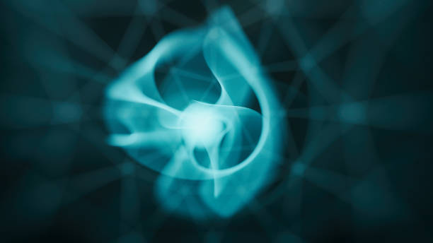 cuántica - fractal atom science abstract fotografías e imágenes de stock
