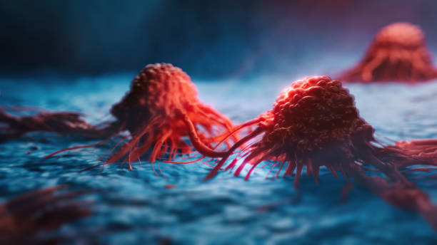 células cancerígenas vis - cancer de pele - fotografias e filmes do acervo