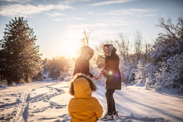 istock Sledding on a snowy winter day 1277229999