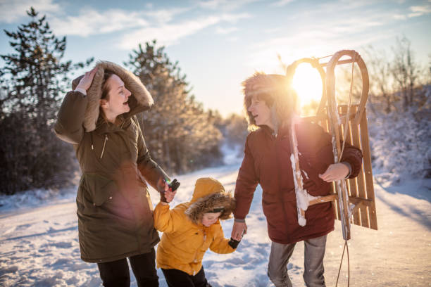 istock Winter day with our mum 1277230118