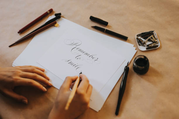 istock Image of a beautifully hand written remember to smile. 1277242872