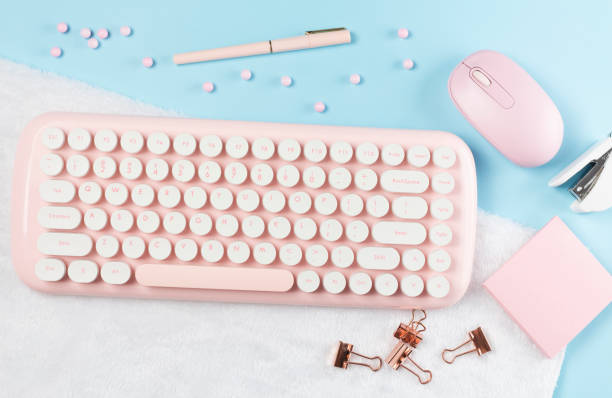 istock flat lay stationery collocate on work desk 1277246555