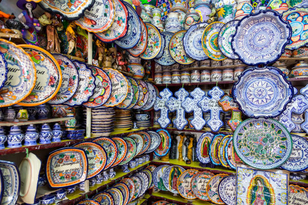 istock Various crafts in typical Mexican market. 1277249342