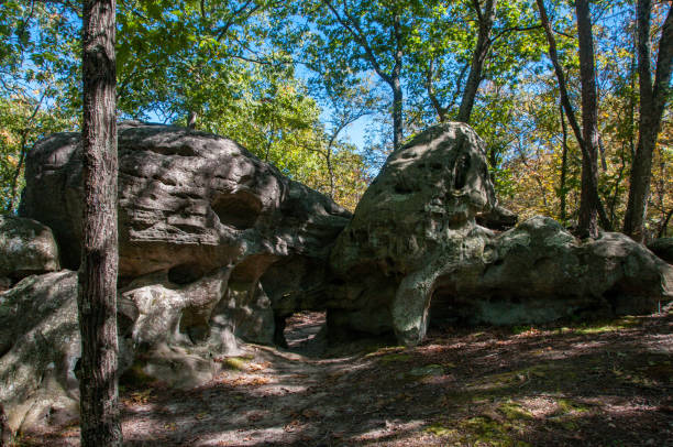 istock Pickle Springs Natural Area - Small Arch Beneath the Rocks 1277250908