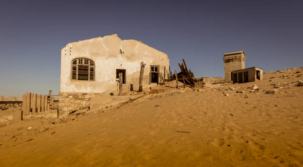 istock Abandoned buildings are left to rot in Kolmanskoppe 1277256253