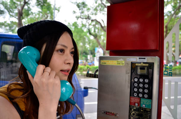 the woman talking with someone