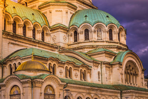 istock St. Alexander Nevsky Cathedral at sunset – Sofia, Bulgaria 1277267223