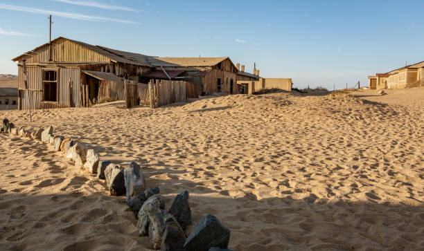 istock Abandoned buildings are left to rot in Kolmanskoppe 1277268233