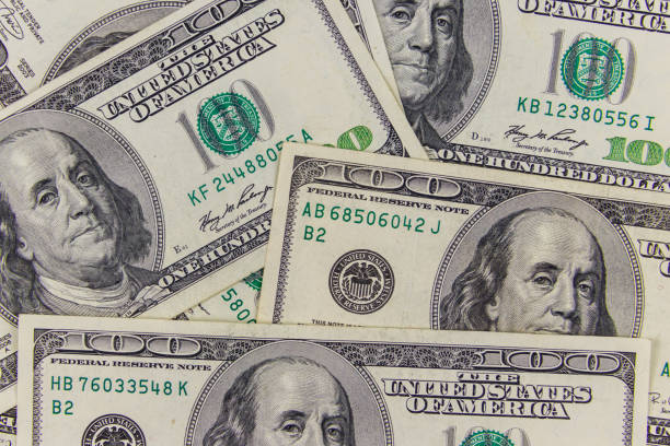 istock Background of american one hundred dollar bills 1277268913