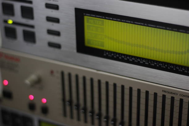 istock Sliders of a sound mixer table 1277272183