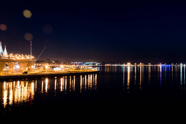istock bridge with lights at night Finnish bay 1277277139