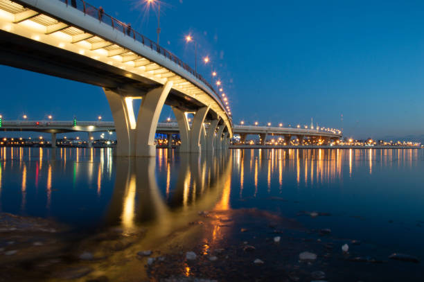 istock bridge with lights at night Finnish bay 1277278250