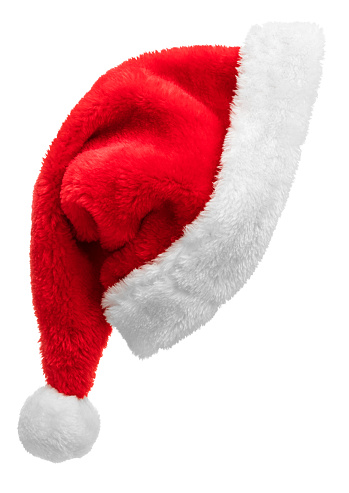 Santa Hat isolated on a white background.