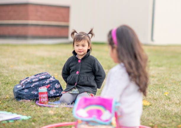 istock Students learn outside during the pandemic 1277283960