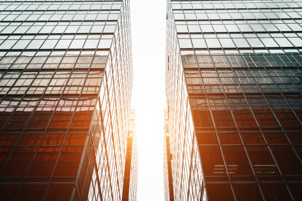 istock Low angle view of skyscrapers in city 1277286474