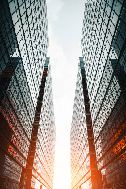 istock Low angle view of skyscrapers in city 1277286544