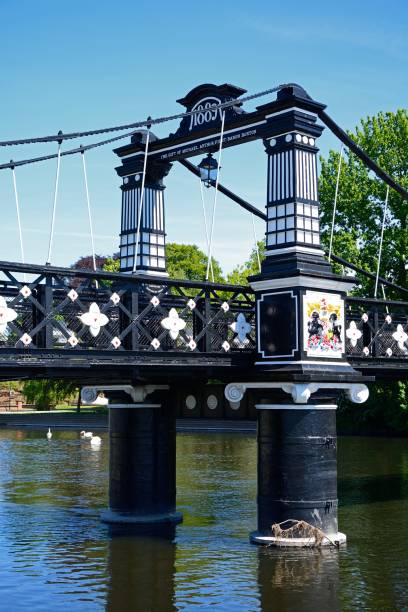 istock Stapenhill Ferry Bridge, Burton-upon-Trent, UK. 1277288314