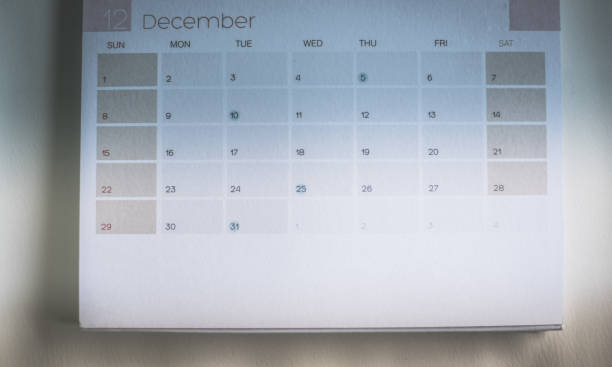 istock Blurred calendar in  planning 2021 concept 1277288884