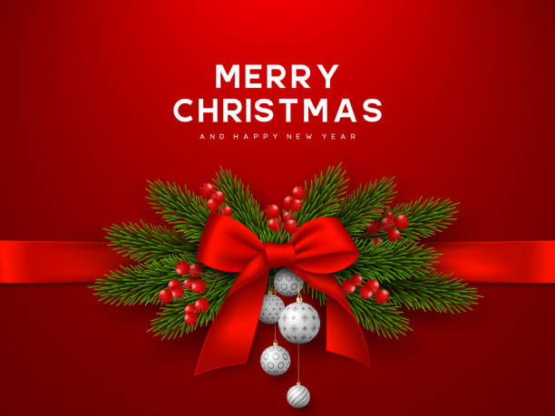 рождественские праздники дизайн. - wreath christmas holiday backgrounds stock illustrations