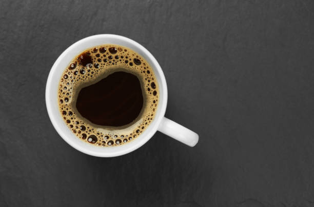 istock cup of black coffee top view 1277298379