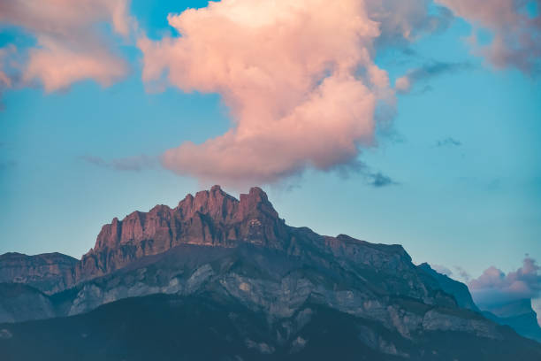 istock Views of the Mont Blanc mountain glacier 1277301013