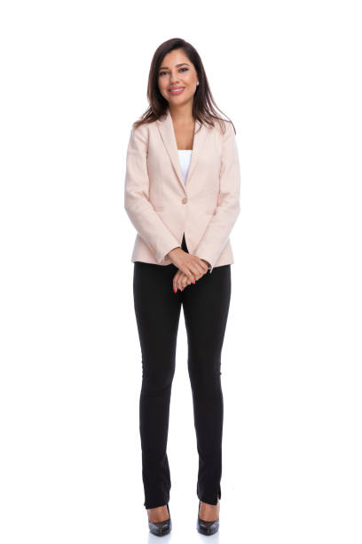 istock Attractive businesswoman smiling while standing 1277302955