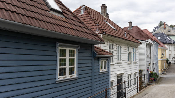 istock Wooden traditional architecture in Bergen, Norway 1277308554