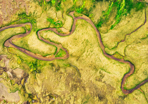 istock Directly Above View of Icelandic Landscape 1277319174