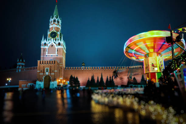 Moscow Russia - october, 25, 2014: Walls of the Moscow Kremlin. Kremlin towers, buildings.