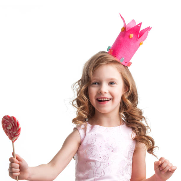 istock Candy princess girl with lollipop 1277325999