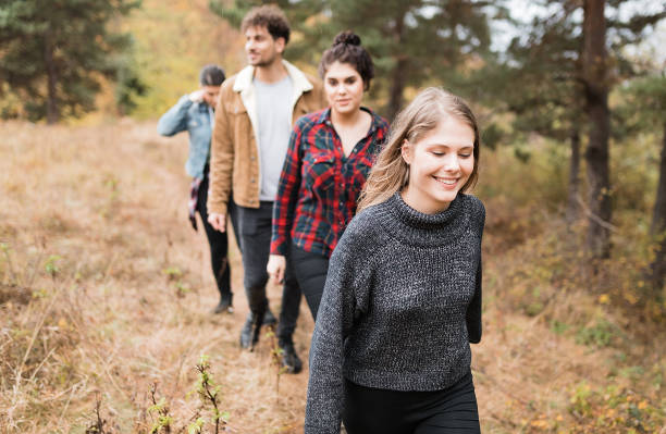 istock Friends on mountain hiking trip 1277328478