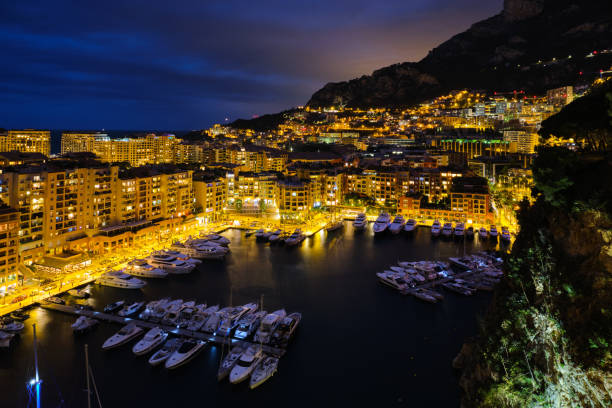 istock View of Monaco in the night 1277333389