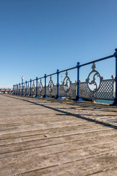 istock Ornate railings of Swanage Pier 1277335591