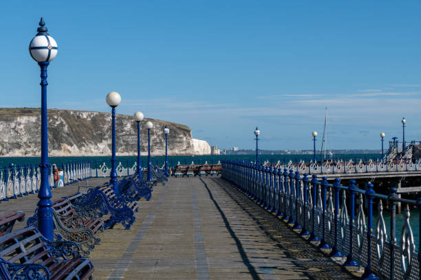 istock Ornate railings of Swanage Pier 1277335724