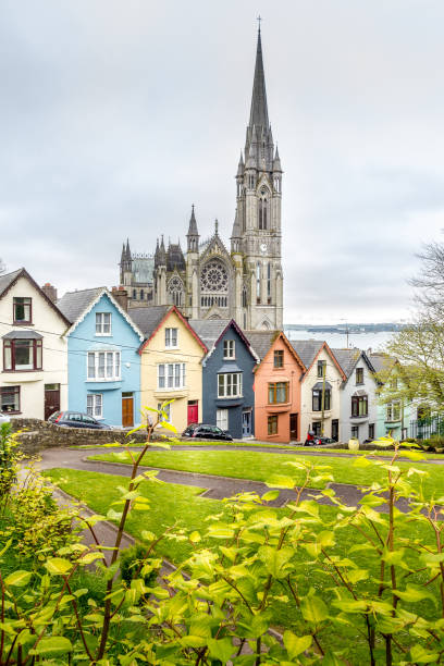 istock Cathedral  and colored houses in Cobh, Ireland 1277339558