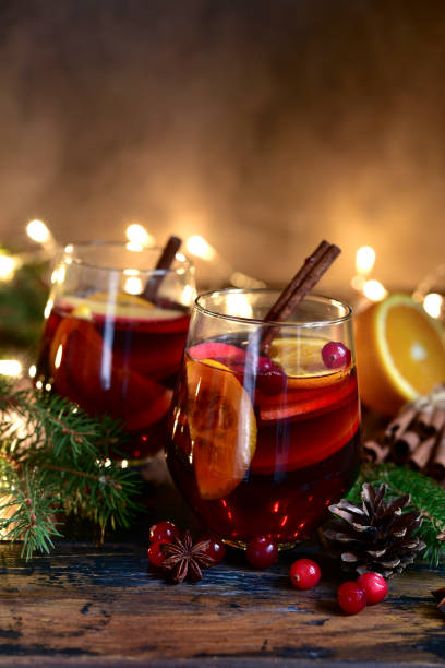istock Red spicy christmas mulled wine 1277340873
