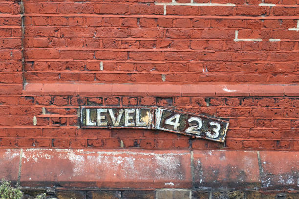 istock Old brick wall. Texture of old weathered brick wall panoramic background 1277341076