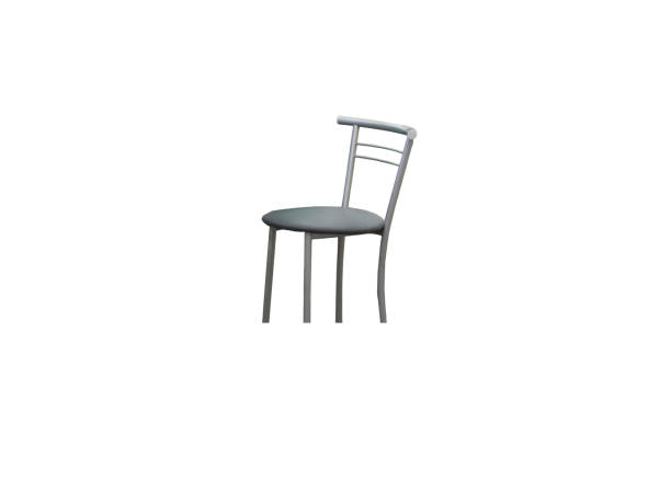 istock Metal iron chair seat cushion gray 1277343733