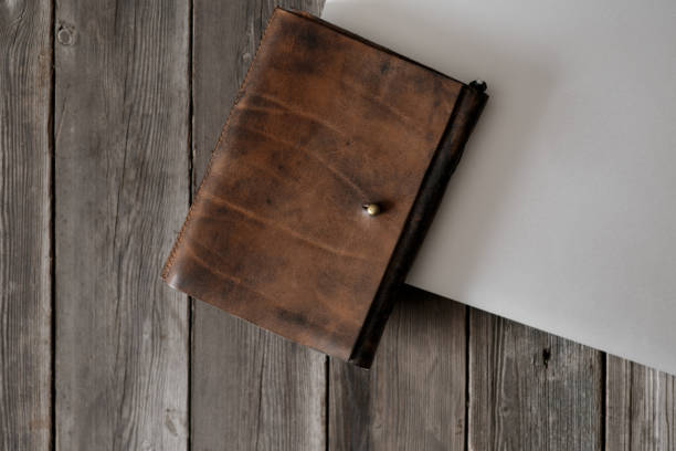 istock Working space, Laptop andnotepad on wooden Background desk 1277344002
