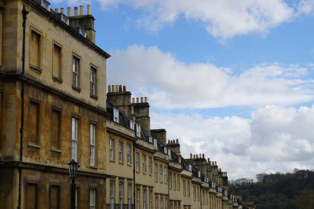 istock English townhouses with chimneys 1277348413